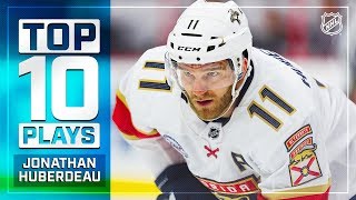 Top 10 Jonathan Huberdeau plays from 201819 [upl. by Eblehs439]