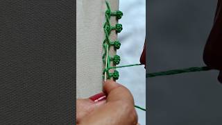 Lace Embroidery diy embroidery short viralvideo stitchingreels [upl. by Avin]