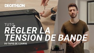 TUTO  Comment bien régler la tension de la bande dun tapis de course 🏃‍♀️  Decathlon [upl. by Yliab]