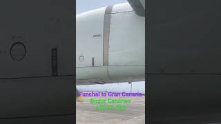 Binter Canárias ATR72500 Flight Funchal to Gran Canaria [upl. by Ayat]