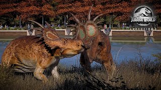 BUILDING A DEINOCHEIRUS IGUANODON NODOSAURUS amp STYRACOSAURUS EXHIBIT  JWE2 Exhibit Build [upl. by Nylrebma]