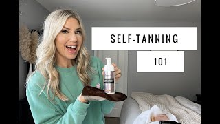 Self Tanning Tutorial 2022  Best Self Tanner  Self Tanner For Pale Skin [upl. by Houston]