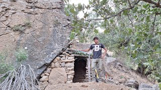 quotIntimacy with stone building a shelter next to a solid rockquot [upl. by Ttergram]