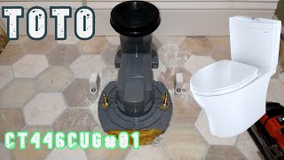 TOTO TOILET  CT446CUG01 INSTALLATION [upl. by Atrebor]