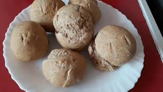 Recette de pain complet  petites boules de pain [upl. by Ecitsuj]