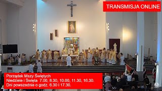 Kościół Miłosierdzia Bożego w Starym Sączu  Transmisja LIVE  Na Żywo [upl. by Ttocs]