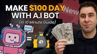 Easy Way To Make Money Online Using AI For Beginners In 2024 100Day [upl. by Carbo]