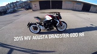 2015 MV Agusta Dragster 800 RR Ride [upl. by Anot]