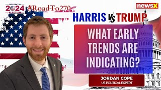 US Election Results  What Early Trends Are Indicating  Trump Vs Harris  NewsX [upl. by Ainolopa]