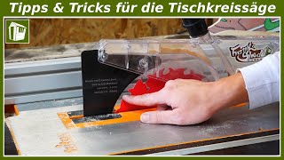 5 HILFREICHE Tipps amp Tricks für die Tischkreissäge  Werkstatt Hacks [upl. by Ahseinaj587]