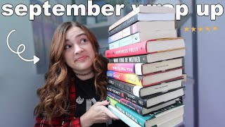 I read 21 books in September and had a few five star reads⭐  September Wrap Up [upl. by Dugald]