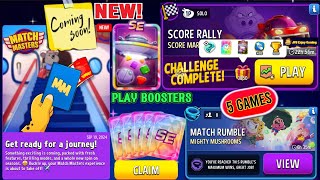 GET READY Score MarketBlowEm Up Score Rally5 Games Match Rumble Mighty MushroomsSquare Matches [upl. by Conias77]