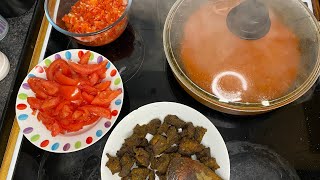 Stewedpeppered Beef amp Prawns recipe Extra peppered [upl. by Nonohcle579]