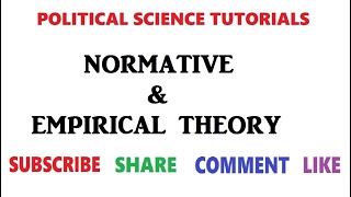 Normative amp Empirical political theory [upl. by Bower910]