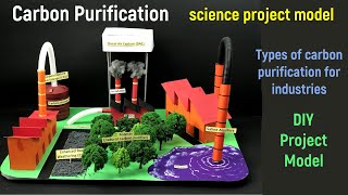 carbon purification model  science project  carbon purification for industrial project  diy [upl. by Aradnahc410]