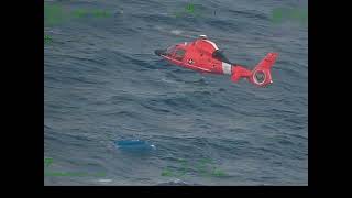 Coast Guard Rescues Father Sons after Boat Capsizes South of Lanai [upl. by Roobbie]