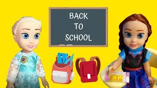 Elsia and Annia Toddlers back to school [upl. by Attekahs]