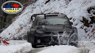 Tests Day Sébastien Ogier Toyota GR Yaris Rally1 Rallye Monte Carlo WRC 2024 [upl. by Zeralda716]