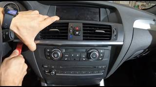 How To Install 10” Inch Android Car Stereo System In Bmw X3 [upl. by Haroved988]