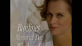 Burdines  Lauren Hutton Memorial Day Mattress Sale 1992 [upl. by Vivian]