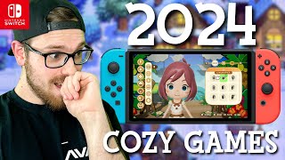 MY MOST Anticipated COZY GAMES For 2024  Nintendo Switch [upl. by Yllet731]