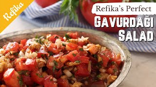 Everyone in Turkey Loves This Salad  Gavurdağı Perfect Mediterranian Appetizer  The BEST Version [upl. by Lesnah]