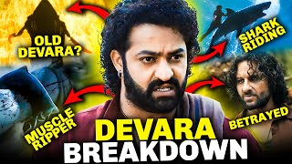 Devara Trailer Breakdown  NTR Jahnvi Kapoor Saif Ali Khan  Anirudh Koratala Siva [upl. by Issy]