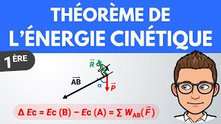 Théorème de lénergie cinétique ✏️ Exercice  1ère  Physique [upl. by Friederike407]