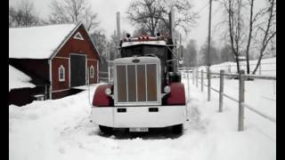 Peterbilt 359 Cold start [upl. by Acassej4]