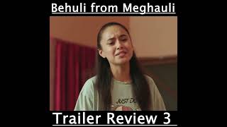 Behuli from Mghauli Trailer Review 3 Swastima Khadka Nischal Basnet Bijay Baral movie shorts love [upl. by Leakcim973]