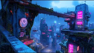 Cyberpunk Neon City  Peaceful Melody and Soothing Low Frequency Sound Waves [upl. by Aluor]