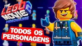 The LEGO Movie 2 Videogame TODOS OS PERSONAGENS [upl. by Schwing]