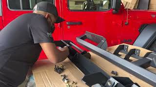 JEEP JL NERF BAR INSTALLATION VIDEO How to Install [upl. by Selemas]