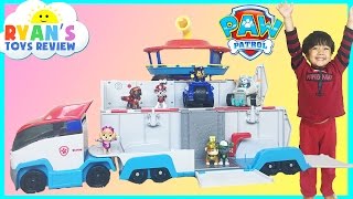 Paw Patrol Toys Paw Patroller Nickelodeon Snow Blower with Everest [upl. by Janel649]