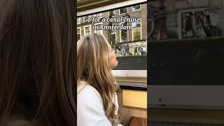 Is a CANAL CRUISE in AMSTERDAM on your bucket list amsterdam canalcruise [upl. by Wappes876]