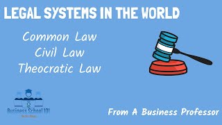 Legal System in the World  International Business  From A Business Professor [upl. by Morey115]