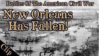 NEW ORLEANS WAS THE LARGEST CONFEDERATE CITY UNTIL THE UNION CAPTURED IT civilwar history [upl. by Adnoyek440]