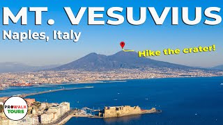 Mt Vesuvius Hike Naples Italy  4K 60fps with Captions [upl. by Hartfield]