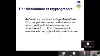 TP dictionnaire Python et cryptographie partie 2 [upl. by Shell]