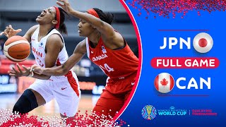 Japan v Canada  Full Game  FIBA Womens Basketball World Cup Qualifiers 2022 [upl. by Okimuy]