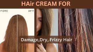 Hair Cream For Frizzy Hair At Home  Frizzy Hair TreatmentHow to Fix Frizz Hair At home [upl. by Miki]