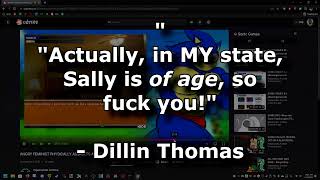 Dillin Thomas quotActually in MY state Sally is of agequot [upl. by Akoyn]