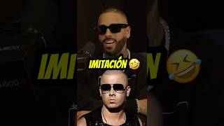 Nicky Jam cuenta que consejo que le dio Wisin y lo Imita 🤣 nickyjam wisin reggaeton trap rap [upl. by Anitac]