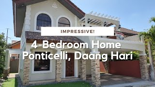 House FOR SALE Philippines  Italian Design House in Ponticelli Hills  Daang Hari Bacoor Cavite [upl. by Leunamme]