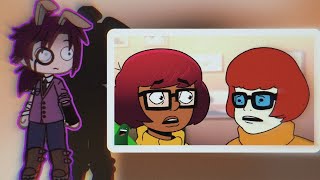 Afton Family Reacts To Velma Meets Original Velma  Gacha club [upl. by Ari466]