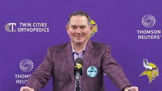 Mike Zimmer Shares His Thoughts on Selecting Christian Darrisaw 23rd Overall  2021 NFL Draft [upl. by Zantos]