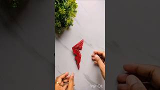 Diy paperart craft for kids activities Amazing paper design easy paperflower making art shorts [upl. by Riggins]