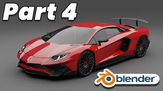 Part 4 Rear  Car Modeling Complete Beginner Guide  Blender 3D  Lamborghini Aventador [upl. by Abehs]