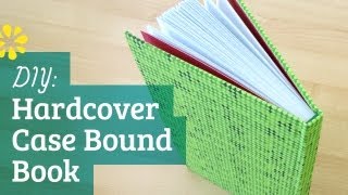 DIY Hardcover Book  Case Bookbinding Tutorial  Sea Lemon [upl. by Norra]