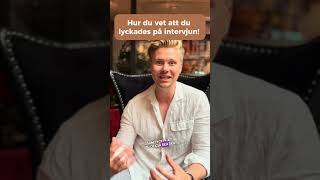 Hur du vet att du lyckades på intervjun 🤔 intervju anställningsintervju arbetsintervju lyckas [upl. by Nossah285]